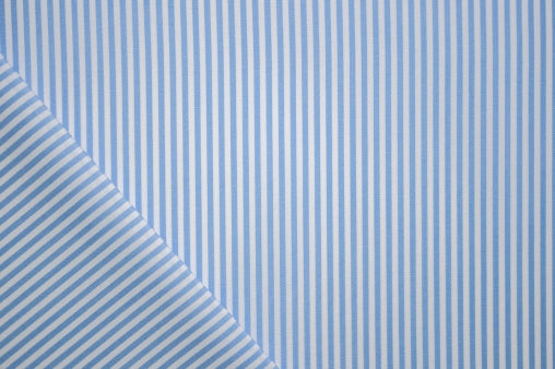 Slim customizable striped poplin cotton shirt