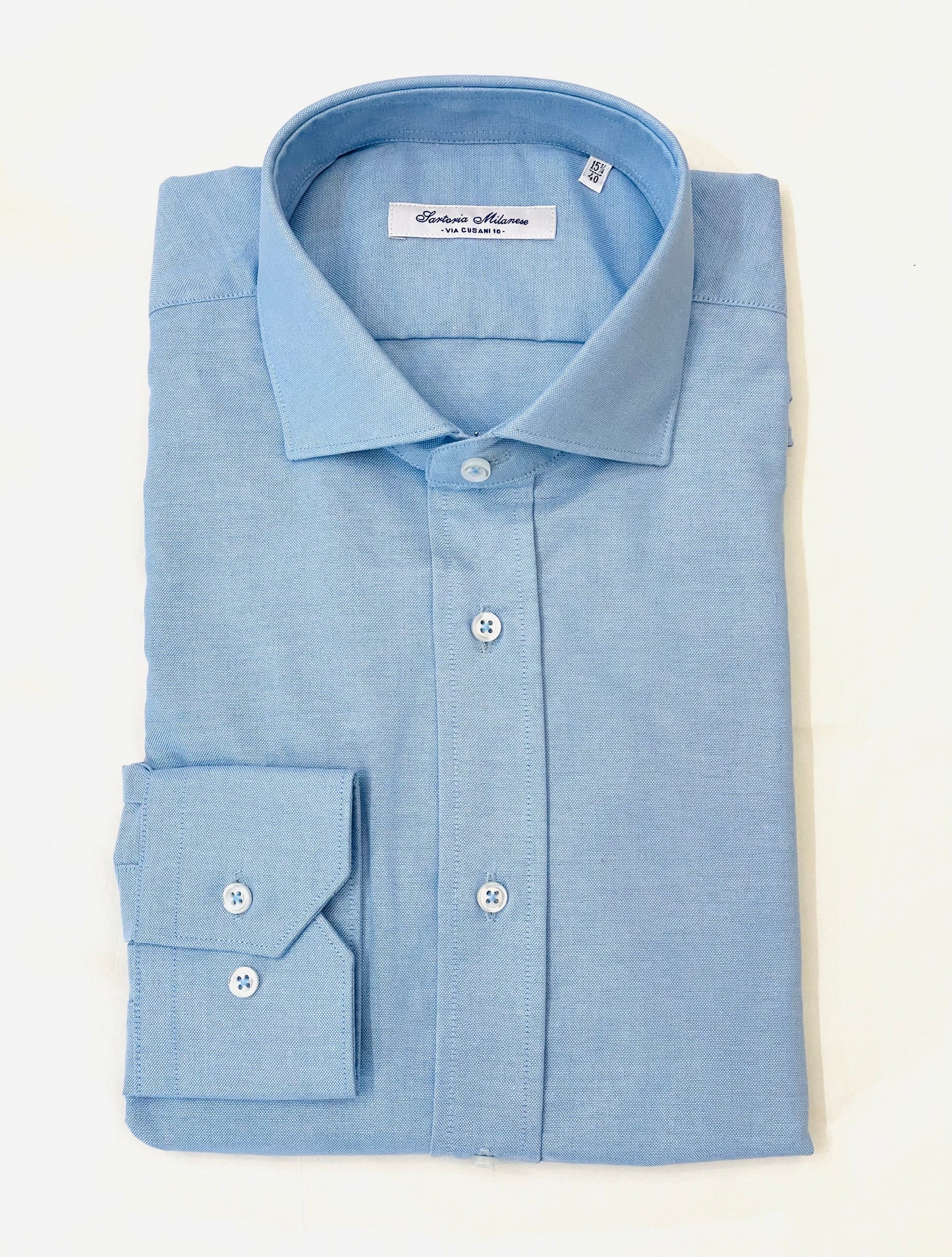 Customizable Oxford Cotton Slim Shirt